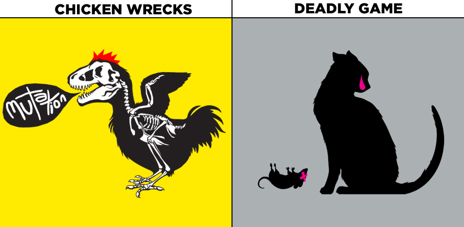 Mutagenics designs - Chicken Wrecks, Deadly Game