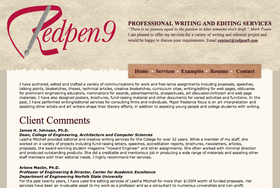 Redpen9 - Professional Writing and Editorial Services